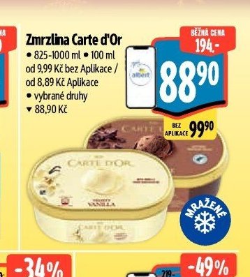 Zmrzlina Carte d'Or