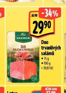 Duo trvanlivých salámů