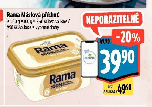 Rama Máslová příchuť - Albert akcniletaky.com