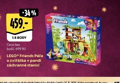 LEGO Friends Péče o zvířátka v pandí záchranné stanici