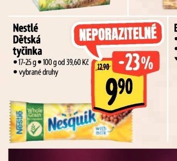 Nestlé Dětská tyčinka Nesquik