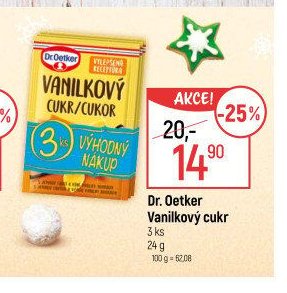 Dr.Oetker Vanilkový cukr 3 ks 24 g