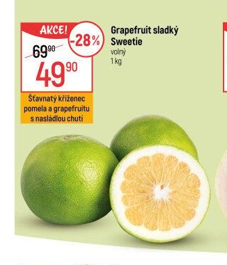 Grapefruit sladký Sweetie