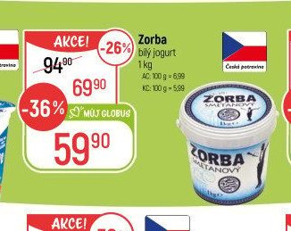 Zorba bílý jogurt