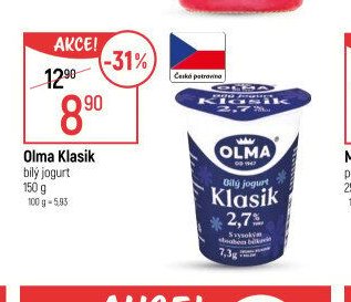 Olma Klasik bílý jogurt