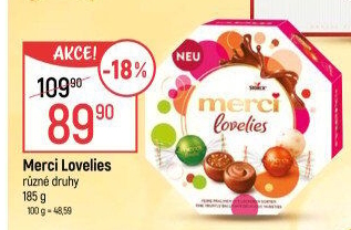 Bonboniéra Lovelies Merci