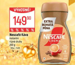 Instantní káva Nescafé Classic Crema