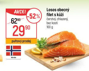 Losos obecný filety