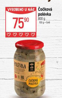 Polévka čočková Globus