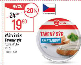 Tavený sýr Váš Výběr