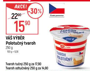 Tvaroh polotučný Váš výběr