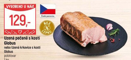 Uzená pečeně s kostí Globus