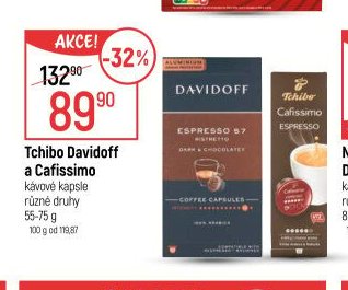 Tchibo Davidoff a Cafissimo