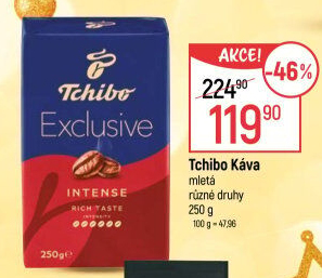 Mletá káva Tchibo Exclusive Intense