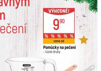 Pomůcky na pečení - různé druhy