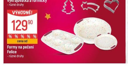 Formy na pečení Felice - různé druhy