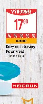 Dózy na potraviny Polar Frost
