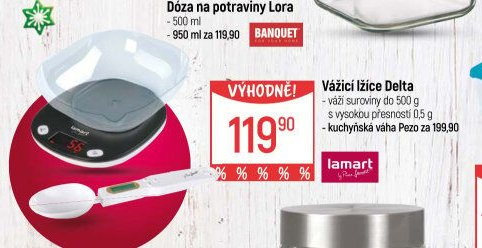 Vážicí lžíce Delta