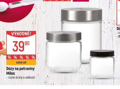 Dózy na potraviny Milos
