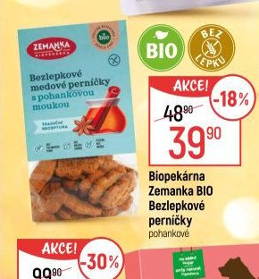 Biopekárna Zemanka BIO Bezlepkové perníčky pohankové - Globus akcniletaky.com