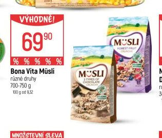 Bona Vita Müsli - Globus akcniletaky.com