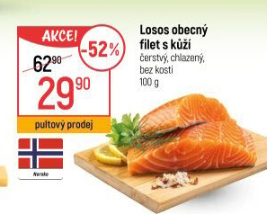 Losos obecný filety