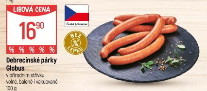Párky debrecínské Globus