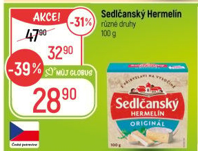 Sýr Hermelín Sedlčanský