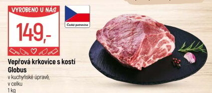 Vepřová krkovice s kostí Globus