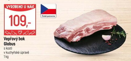 Vepřový bok s kostí Globus