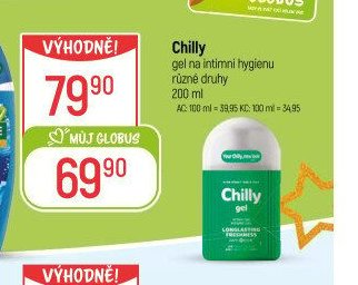 Chilly gel na intimní hygienu