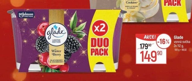 Glade vonná svíčka Winter Berry - Globus akcniletaky.com