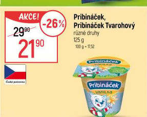 Dezert tvarohový Pribináček