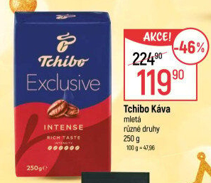 Mletá káva Tchibo Exclusive Intense