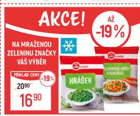 Směs s kukuřicí mražená Váš Výběr