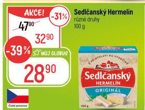 Sýr Hermelín Sedlčanský