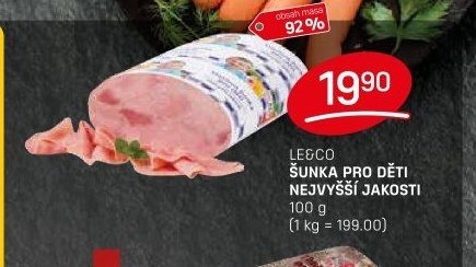 Le&Co šunka pro děti nejvyšší jakosti