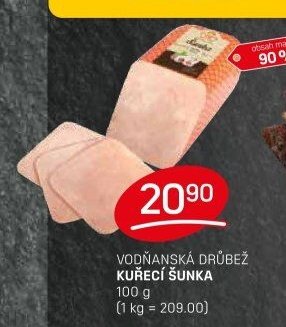 Vodňanská drůbež kuřecí šunka