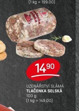 Uzenářství Sláma tlačenka selská