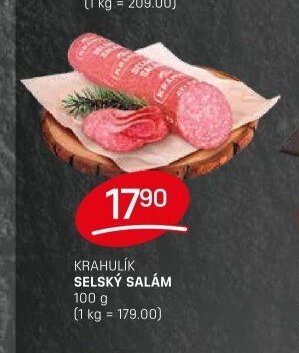 Krahulík selský salám