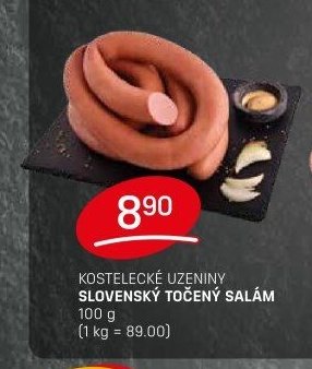 Kostelecké uzeniny slovenský točený salám