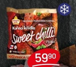 VODŇANSKÁ DRŮBEŽ PEČENÁ KUŘECÍ KŘÍDLA SWEET CHILLI