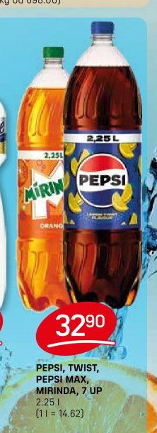 Pepsi, Twist, Pepsi Max, Mirinda, 7 Up