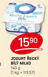 Bílý jogurt řecký 0% Milko