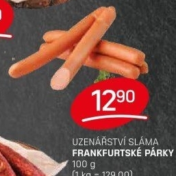 Párky frankfurtské Sláma