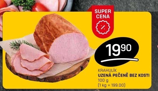 Pečeně uzená bez kosti Krahulík