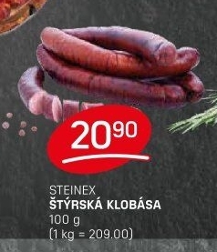 Štýrská klobása Steinex