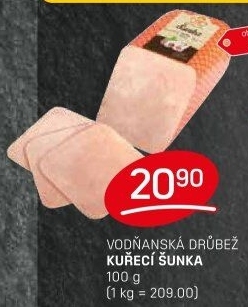 Šunka kuřecí Vodňanské kuře