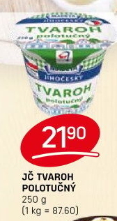 Tvaroh polotučný Jihočeský Madeta