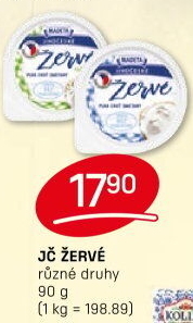 Žervé Jihočeské Madeta